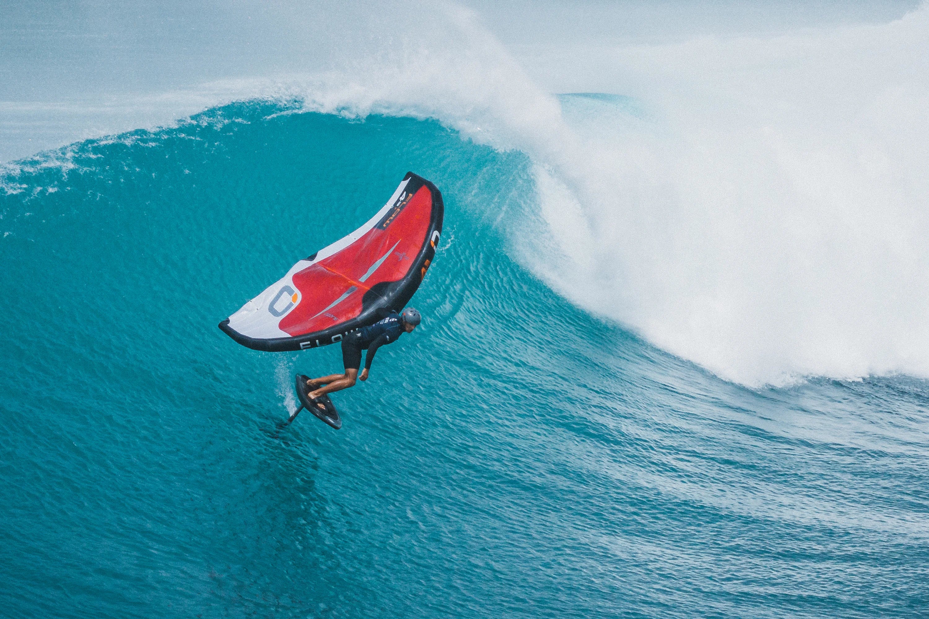 Ozone Flow 5.7m Wing Rubine Red USED