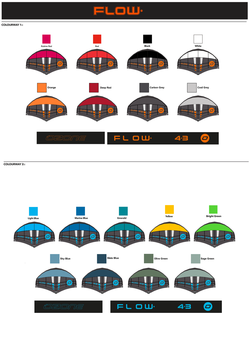 Ozone Flow V2 Freeride Wing